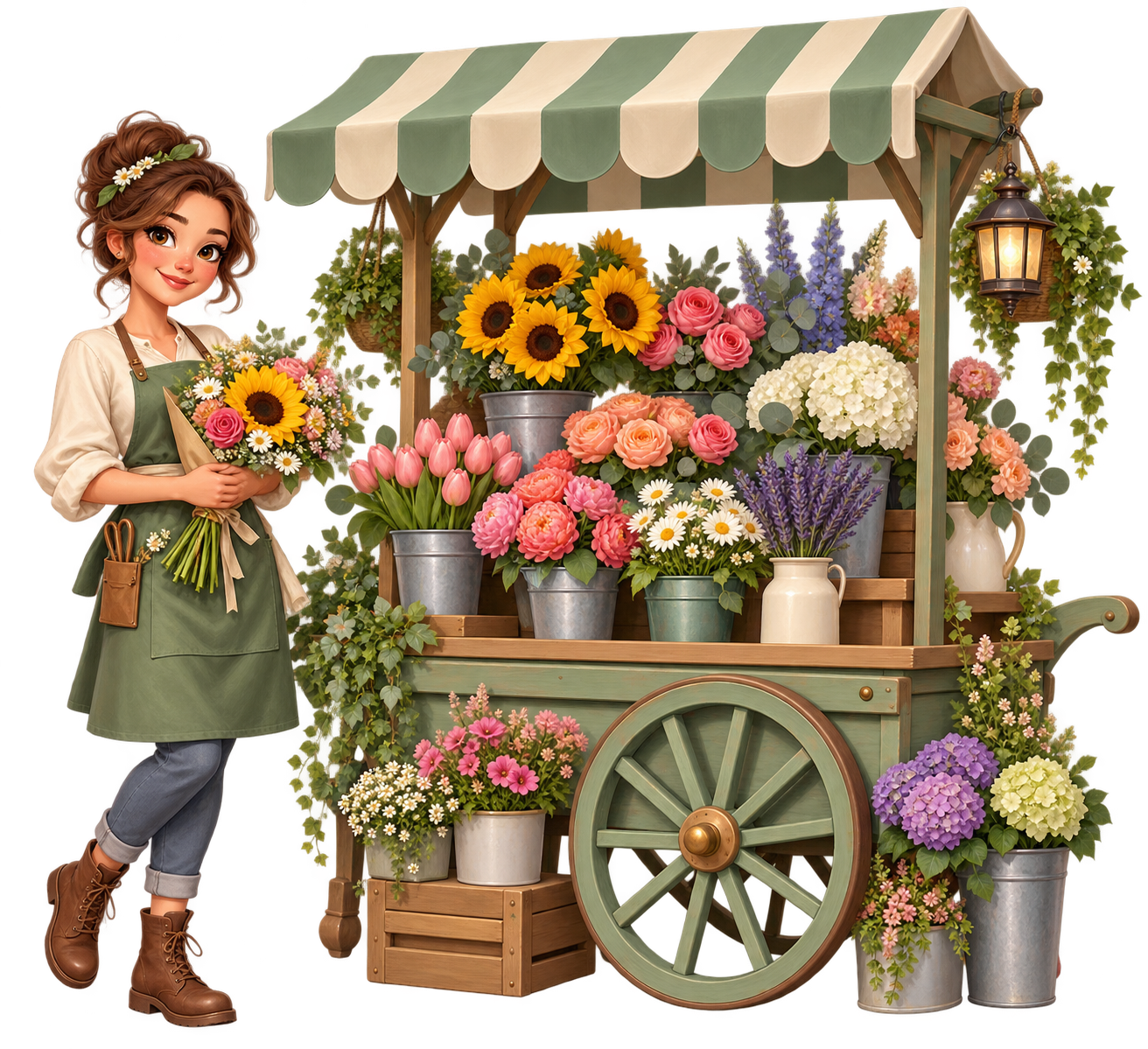 Your illustrated flower stand